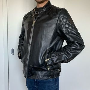 Revit Leather Motorcycle Jacket, Size M/L